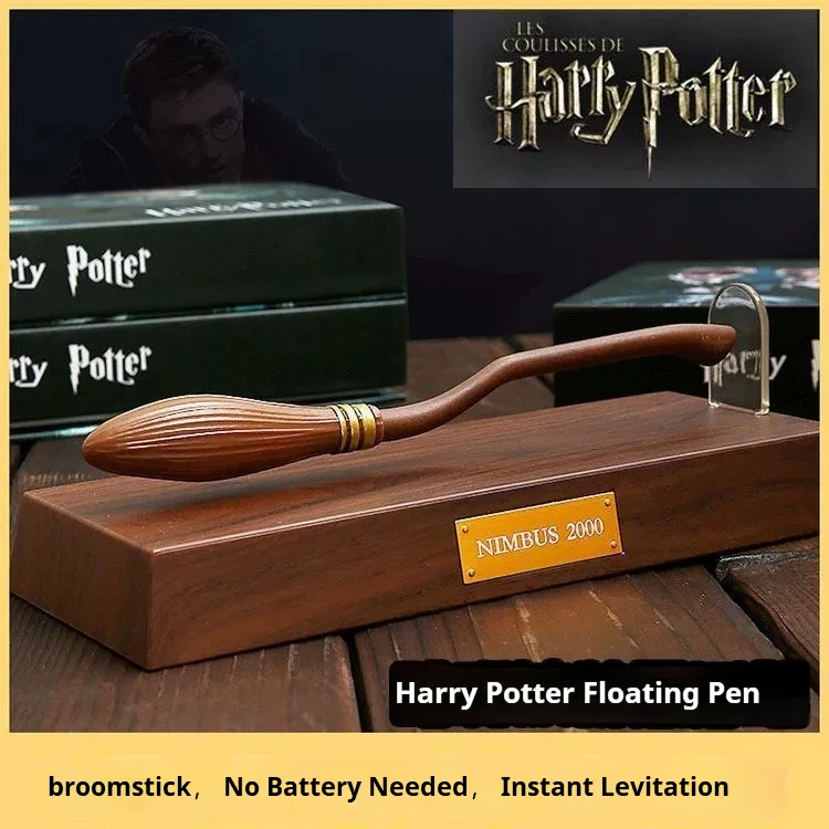 

Новая креативная магнитная ручка-метла «Гарри Поттер», парящая в воздухе, волшебное украшение для комнаты, коллекционный подарок для фанатов