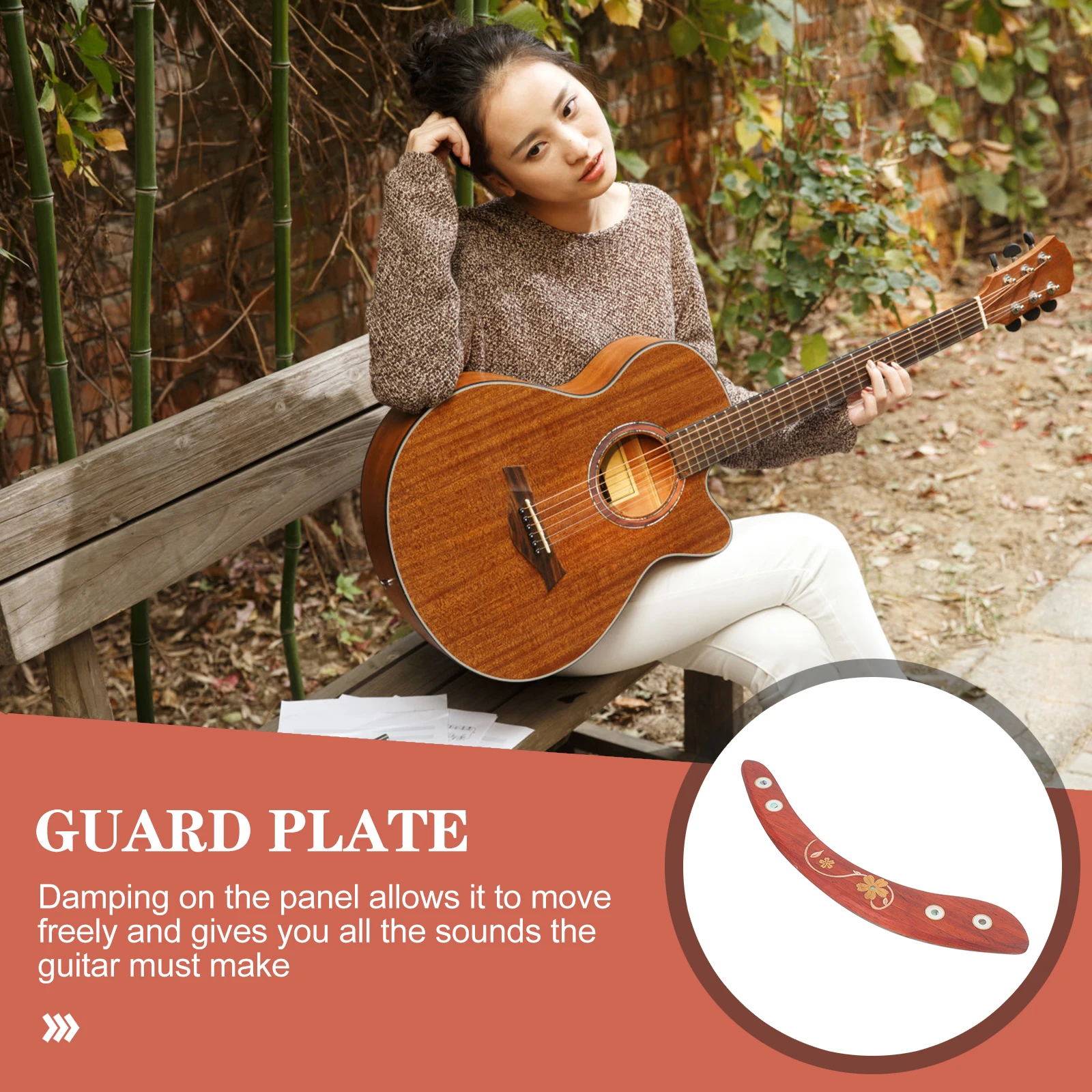 

Guitar by Hand Equipment The Gift Holder Support Handrest Armrest for Folk Practical Maintenance Accessories