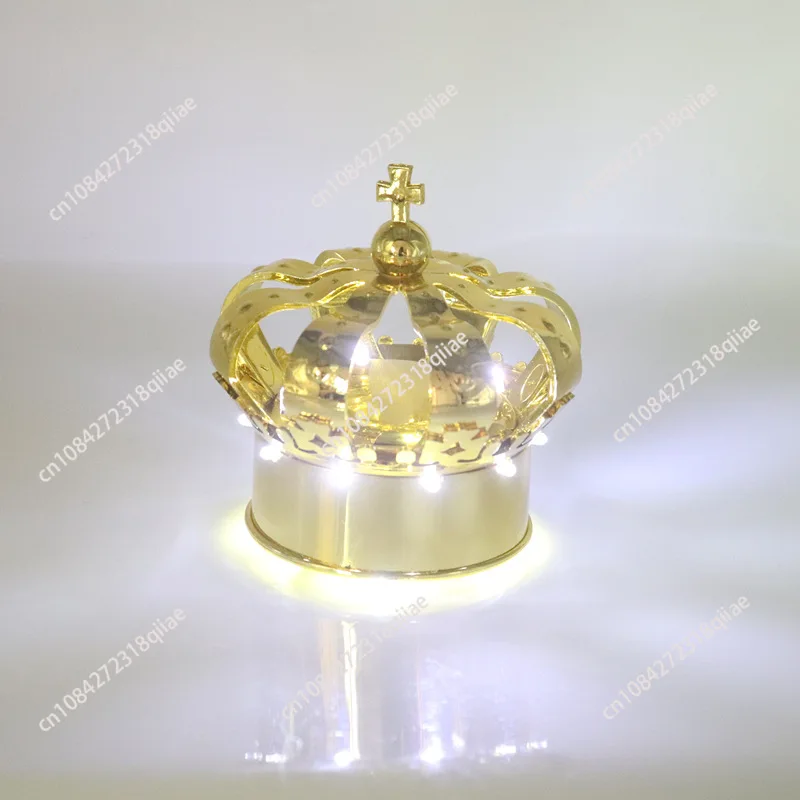 Bar LED luminous crown head, nightclub charging bar light, marquee, champagne and foreign wine cap