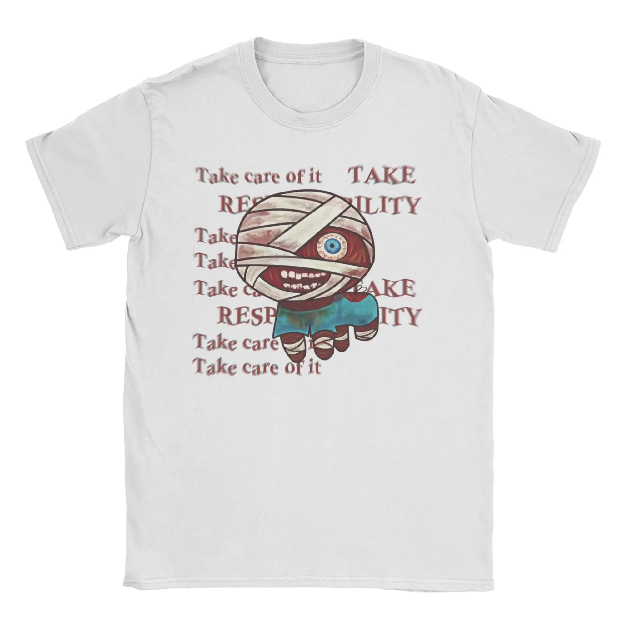 Hipster Captain Curly 'Tism Mouthwashing T-Shirts Men Women's O Neck Cotton T Shirt  Short Sleeve Tees Gift Idea Tops