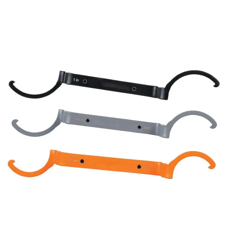 Conduit Lockout Wrench Set 1/2 3/4 And 1-inch Wrench Set With Offset Bends Tight Spaces Locknuts Repair Tools For Machine Tools