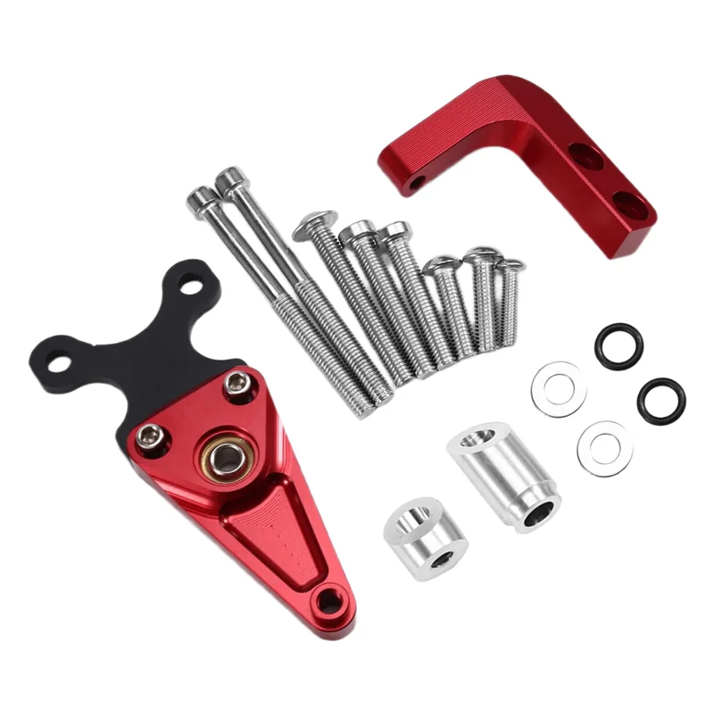 Stuurdemperbeugelset voor Honda CBR650R CBR 650R 2019-2024 – motorfiets stabilisator montage rood