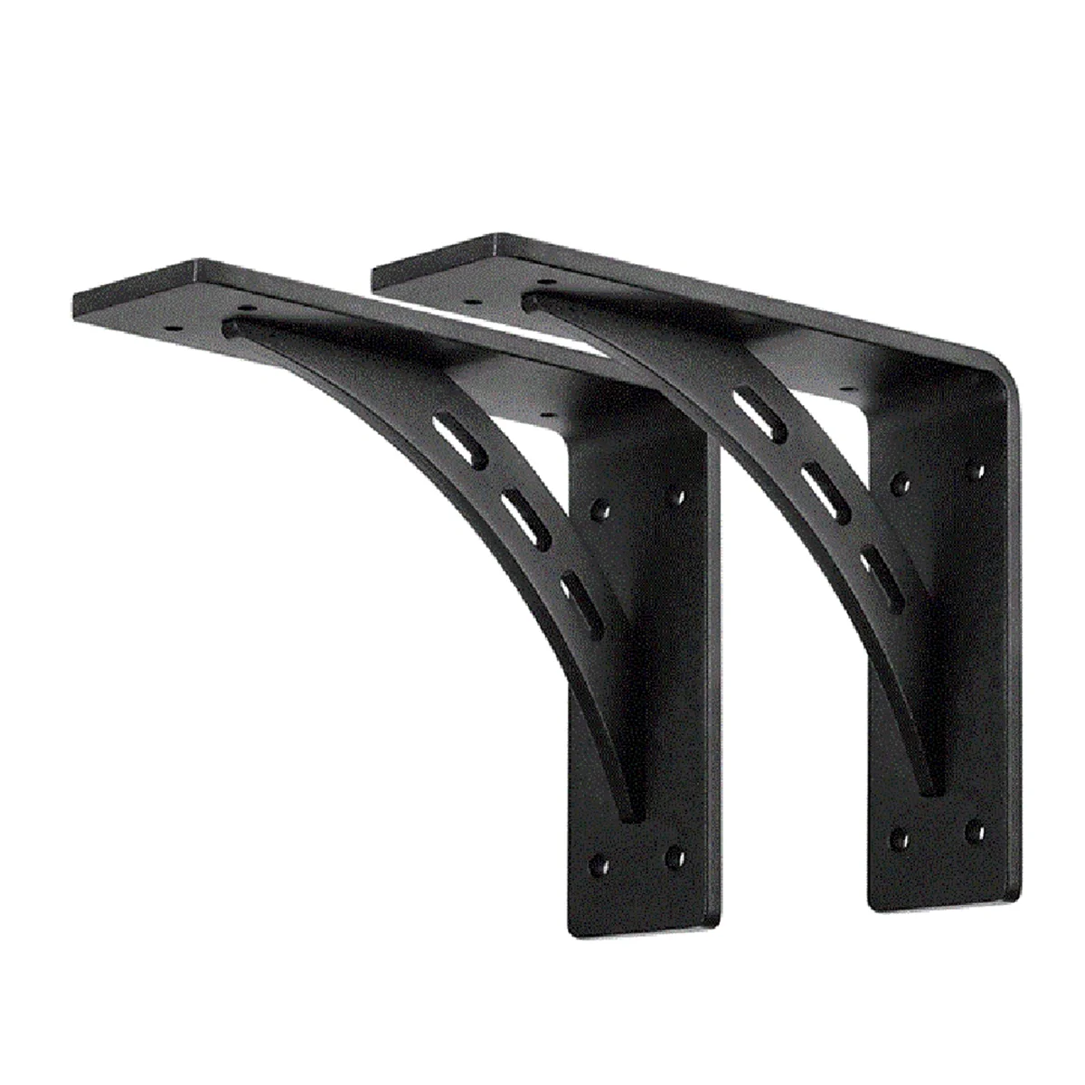 Heavy Duty Shelf Brackets , Max Load 1100 Lbs ,Premium Metal Mantel Brackets (Set of 2) Fireplace Mantel Brackets