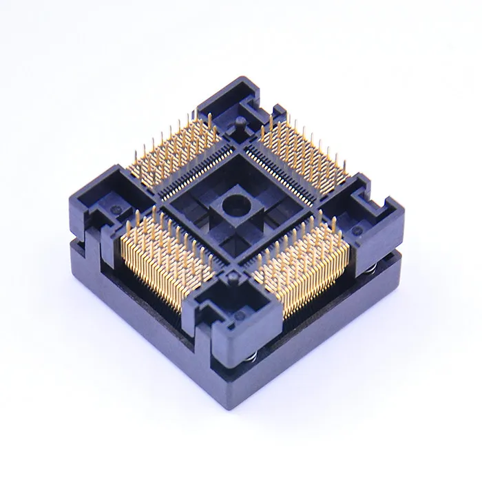 LQFP100 Test Socket TQFP-100-0.5 - Programming Burn-In IC Adapter