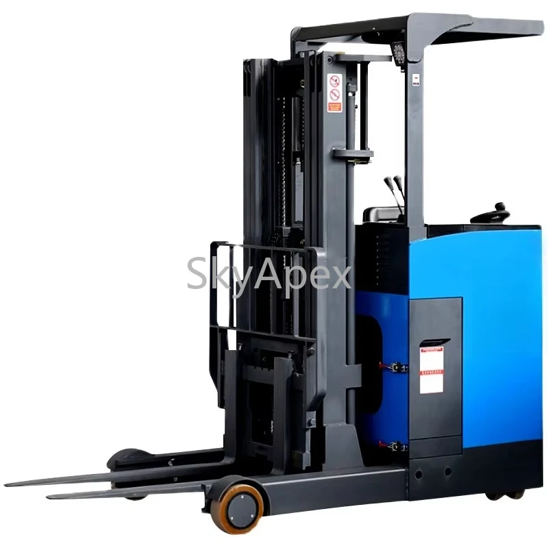 Stand On Scissor Reach Truck 6m 8m 9m Lift Reach  Forklifts CE ISO Certified High Stability Heavy Duty Warehouse Operations Safe