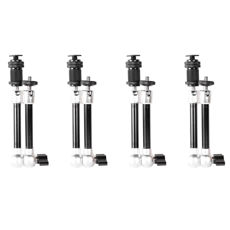 

ABGI-4Pcs 11 Inch Magic Arm Strange Hand For LED Light DSLR Rig LCD Monitor