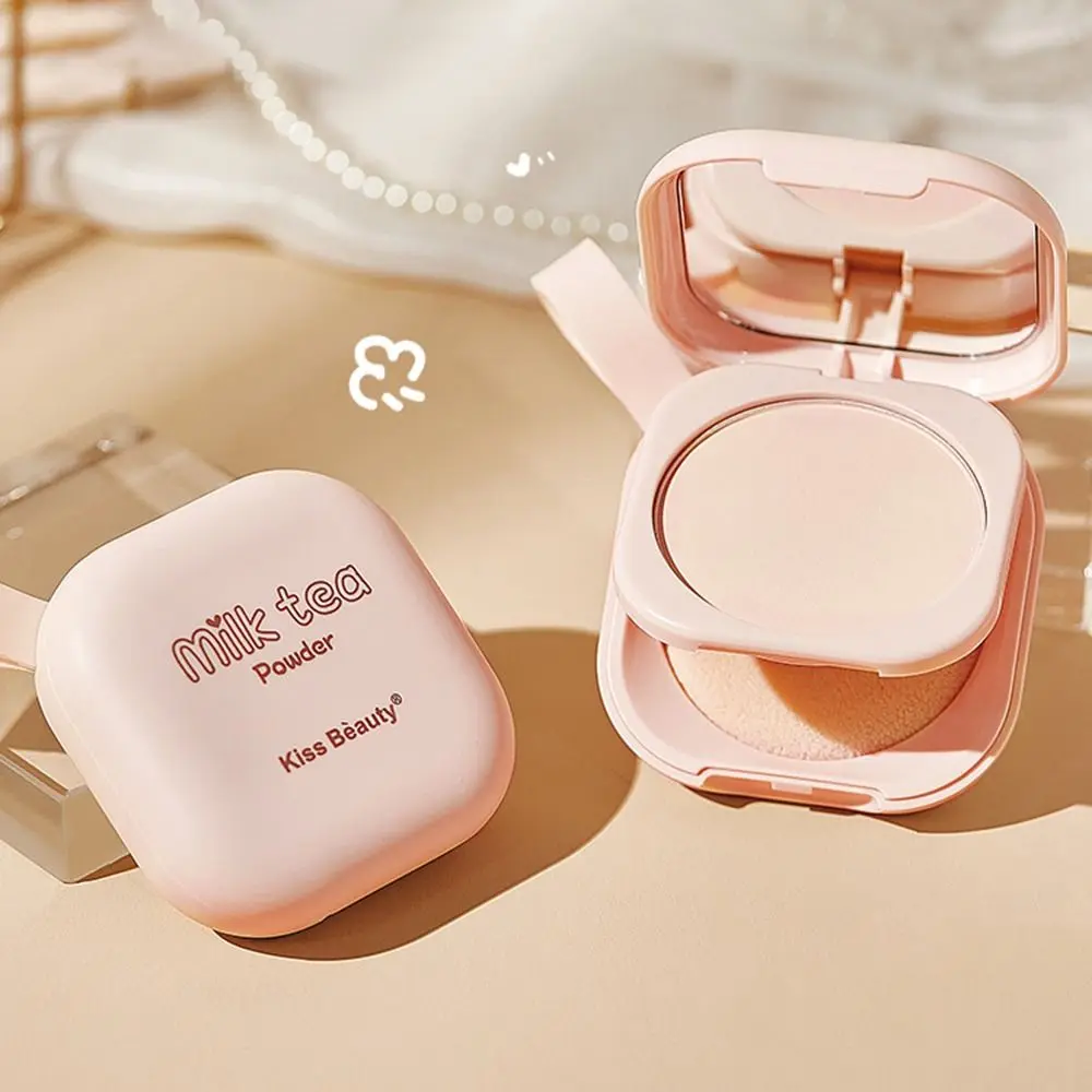 

Sweatproof Oil Control Loose Powder Waterproof Long-lasting Compact Powder High Coverage Lightweight Face Makeup Girl