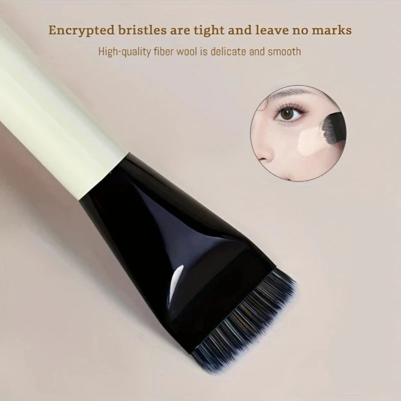 Double Headed Foundation Brush Vegan Cruelty Free Angled Foundation Brush Set Professional Beauty Blending Tool