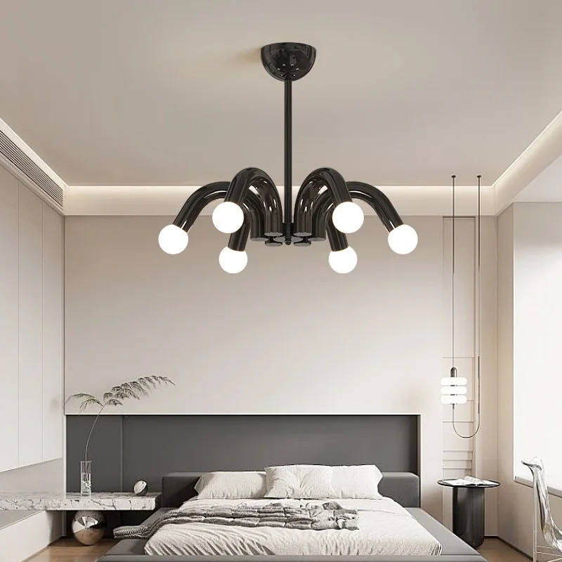 Danish Designer Creative Magic Bean LED Pendant Lamps Restaurant Bedroom Boy Girl Children Room Chandelier Art Home Lights Decor