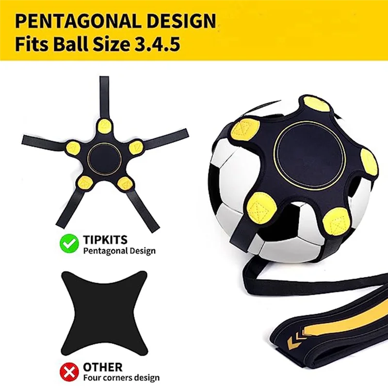 X08A ฟุตบอลเข็มขัดเสริมสําหรับเด็ก,Kick Throw Control ทักษะ SOLO Practice Practice Aid เข็มขัดเอวปรับได้