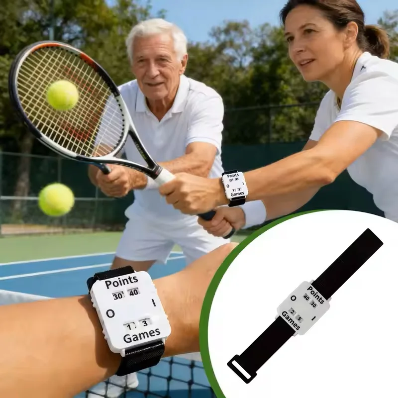 

Portable Score Keeper Wrist Band Padel Tennis Wrist Score Counter Adjustable Wristband Instant Score Tracker Sport Accessories