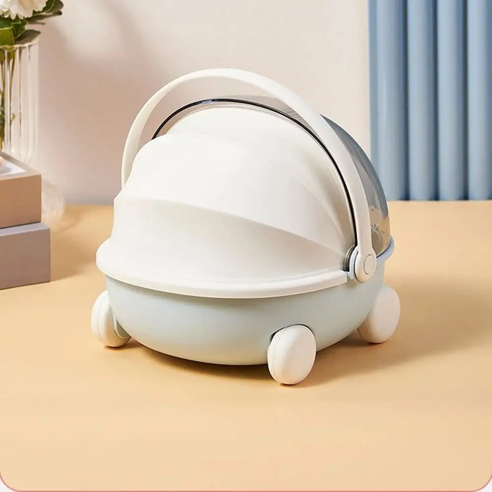 Home Decor Cute Baby Cradle Shape Desktop Storage Box Doll Baby Bed for Labubu Storage Container Storage Trunks
