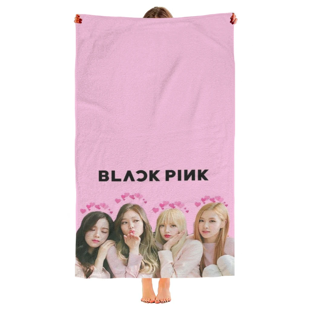 

Quick Drying Beach Towels Like Black Love Pink Oversized 30x60inch Printing Towel Super Absorbent Pool Towel Blanket