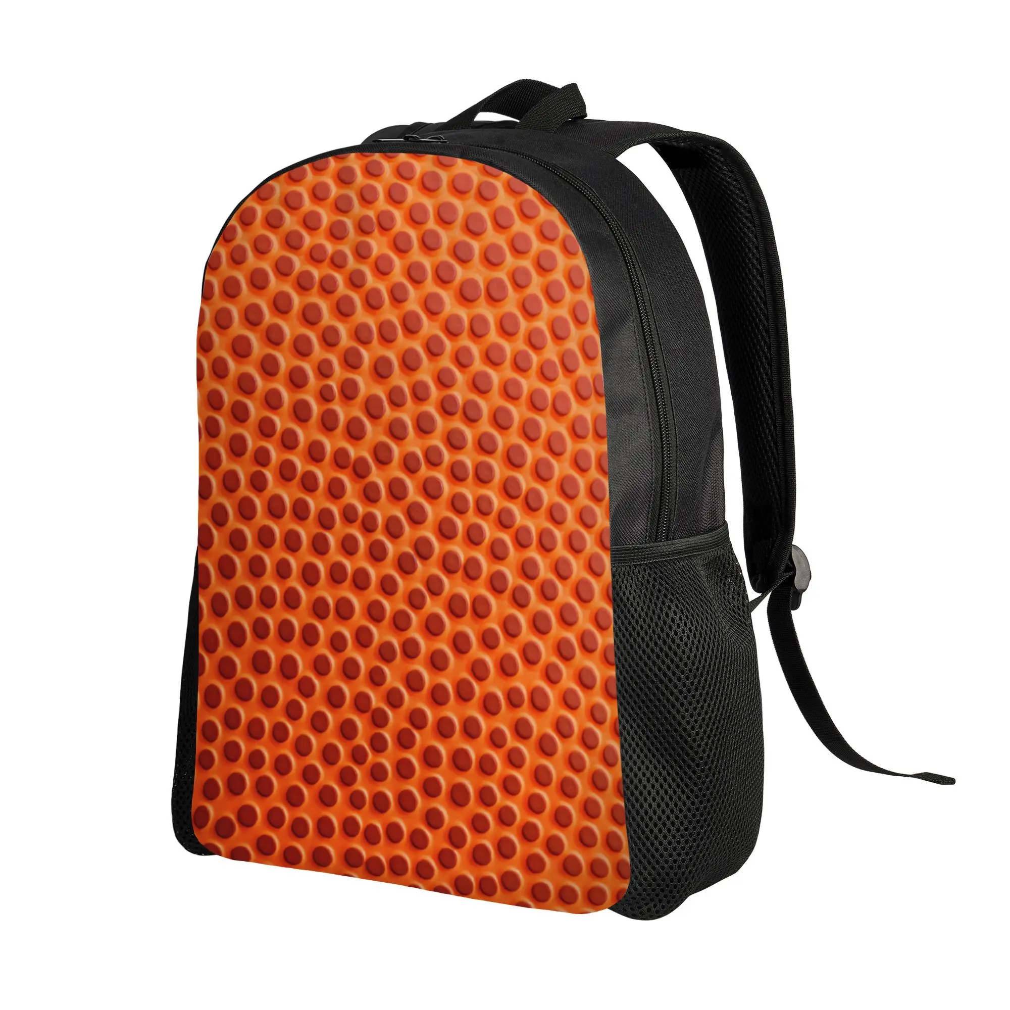Sport Ball Basketball Grain Backpack Men  Durable Backpacks Polyester Kawaii High School Bags Daily Colorful Rucksack