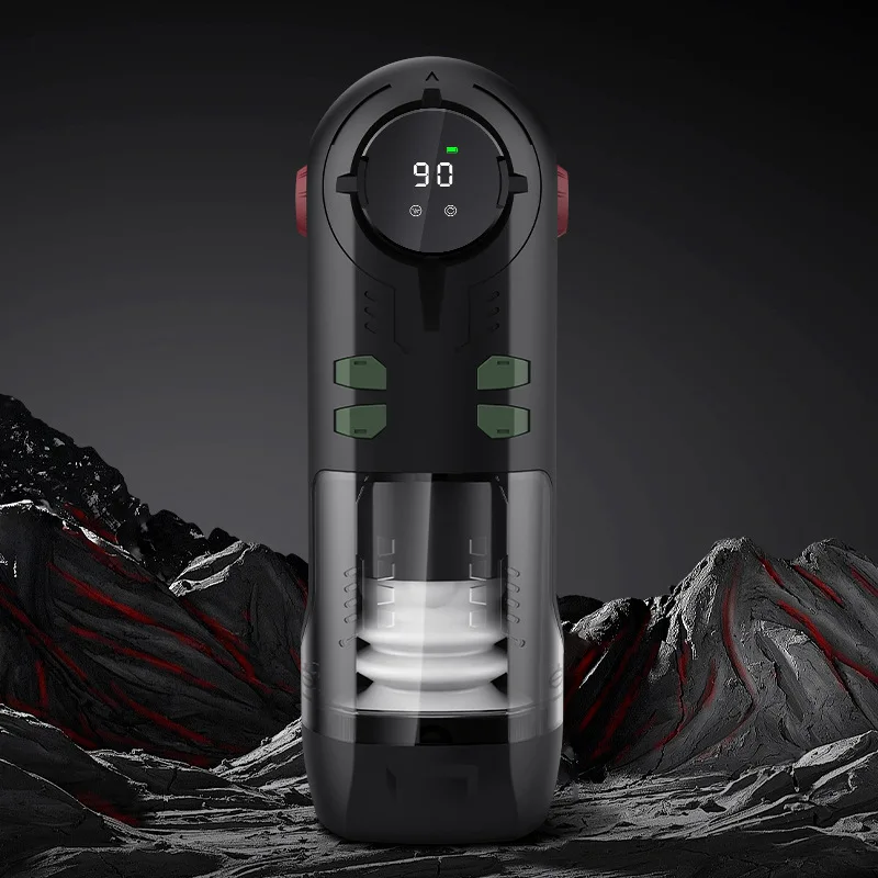 Producto telescópico del dispositivo del entrenamiento del pene del calentamiento de la vibración de la botella del avión de la cápsula espacial