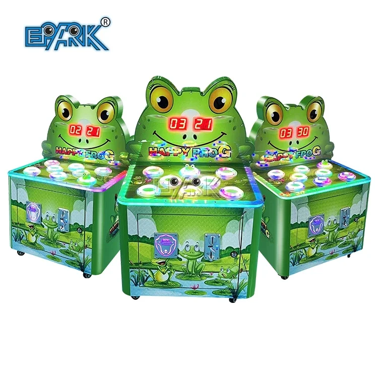 Hete Verkoop Muntbediende Beat Frog Hammer Game Machine Indoor Sport Kinderen Meppen Een Mol Hit Kikker Arcade Games Machine