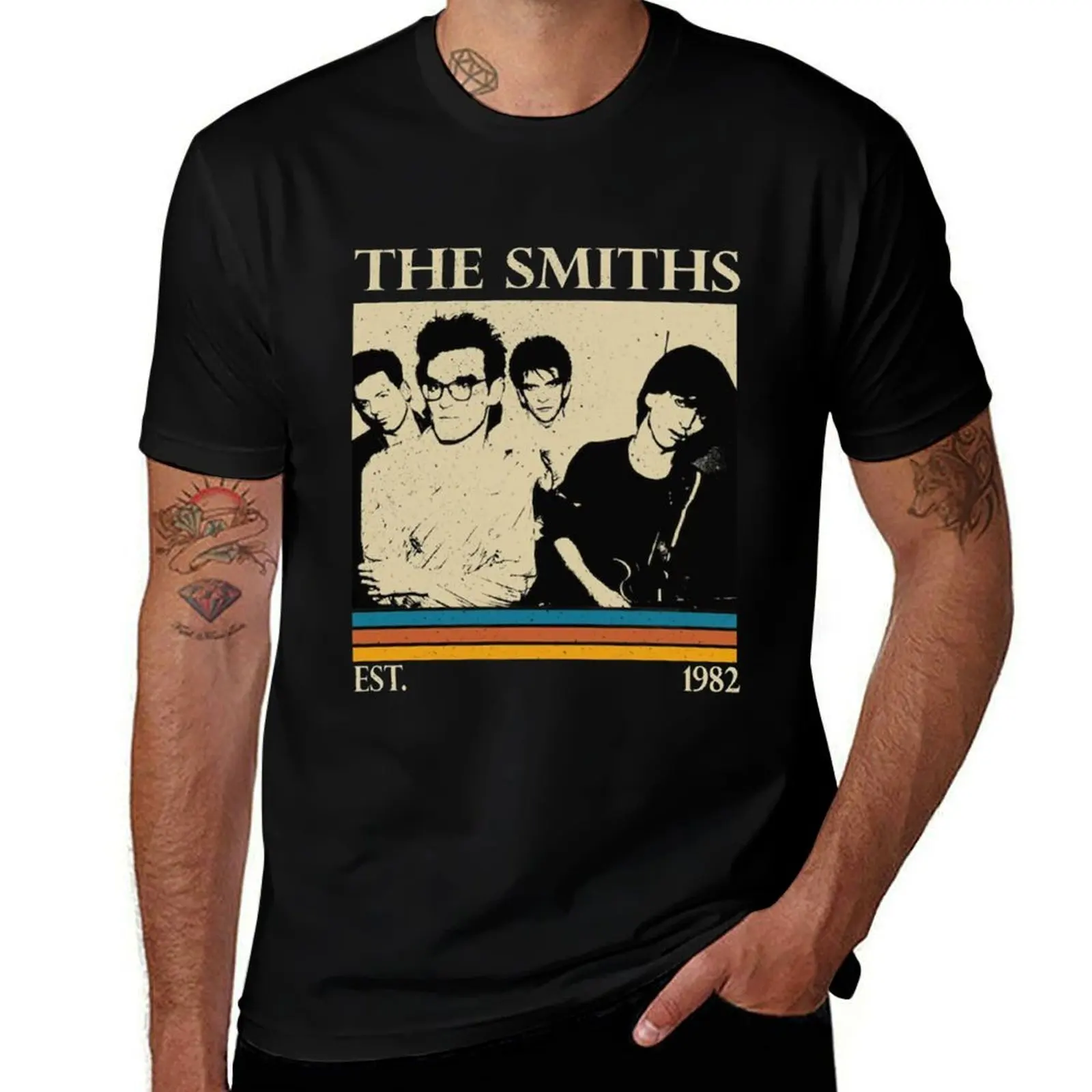 

The Retro Smiths Photo Gift For Men Women T-Shirt Urban Casual Loose Fit Tee