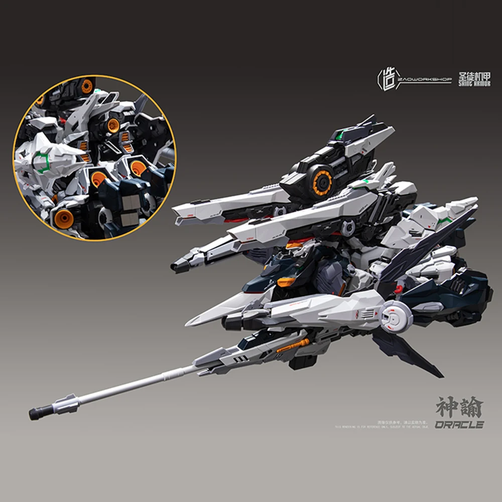 ZAOWORKSHOP MG 1/100 Saint Armor Oracle Assembly Model Kits Action Anime Figures Collection Robots Toys Gifts Mobile Suit