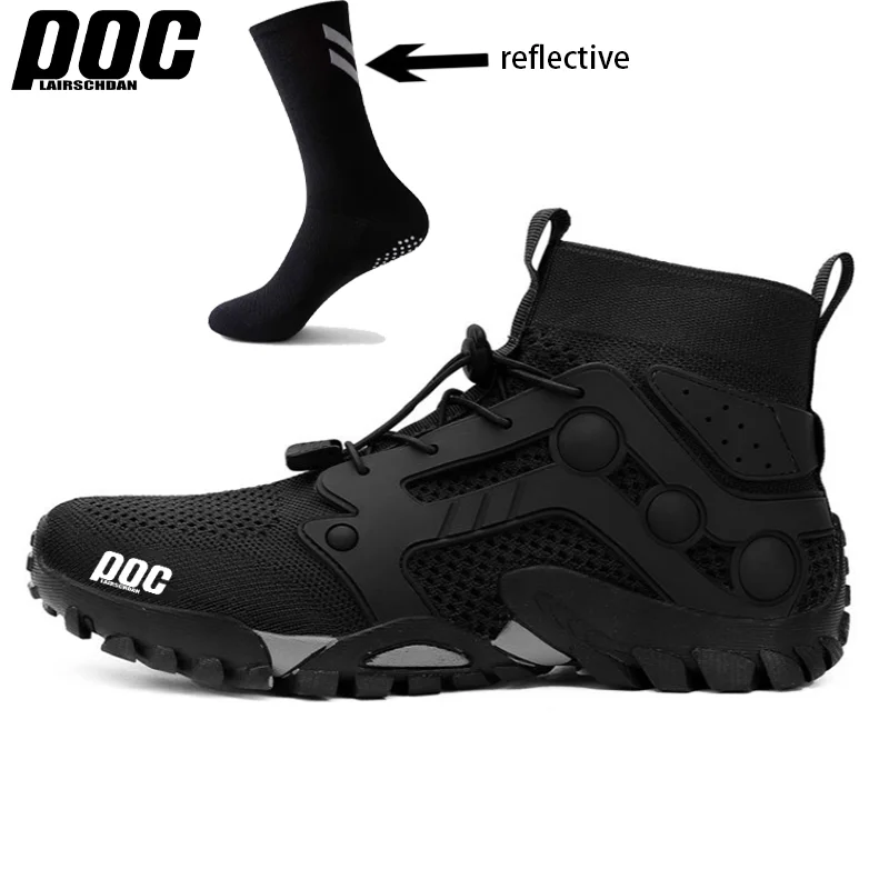 LairschDan Poc Cycling Men's Sneakers Bicycle Downhill Boots MTB Shoes Motorcycle Mountain Bike Footwear Sportschuhe Herren