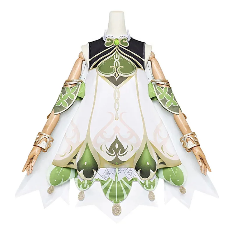 Genshin Impact Nahida Lesser Lord Kusanali 코스프레 의상 게임 Genshin 가발 드레스 할로윈 파티 의상 여성용 의상