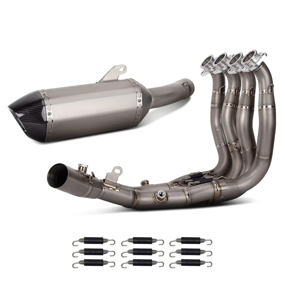 Motorcycle Exhaust Full Titanium System Modify Escape Racing Kit Front Pipe Slip on Line Muffler for YZF R1 R1M 2015-2025