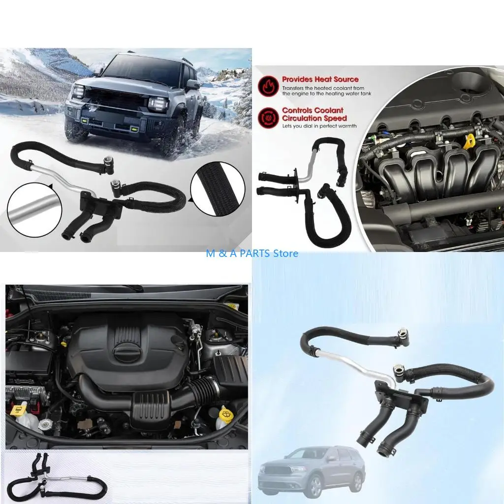 

U1JF Heater Hose Replacement Heater Hose Assembly Easy Installation 55038032AK 55038032AC 55038032AD Automotive Accessories