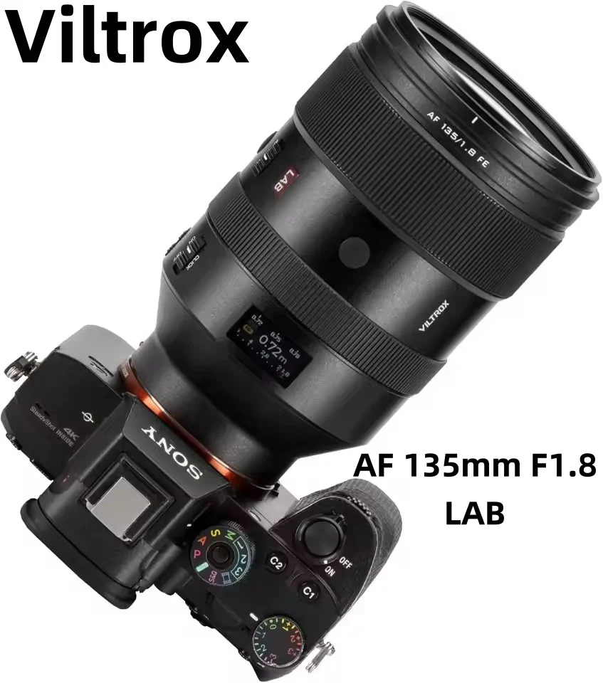 Viltrox AF 135mm F1.8 LAB عدسة كاميرا تليفوتوغرافي كاملة الإطار بتركيز تلقائي متوافقة مع Sony E A7SIII ZV-E10 Nikon Z Z6III