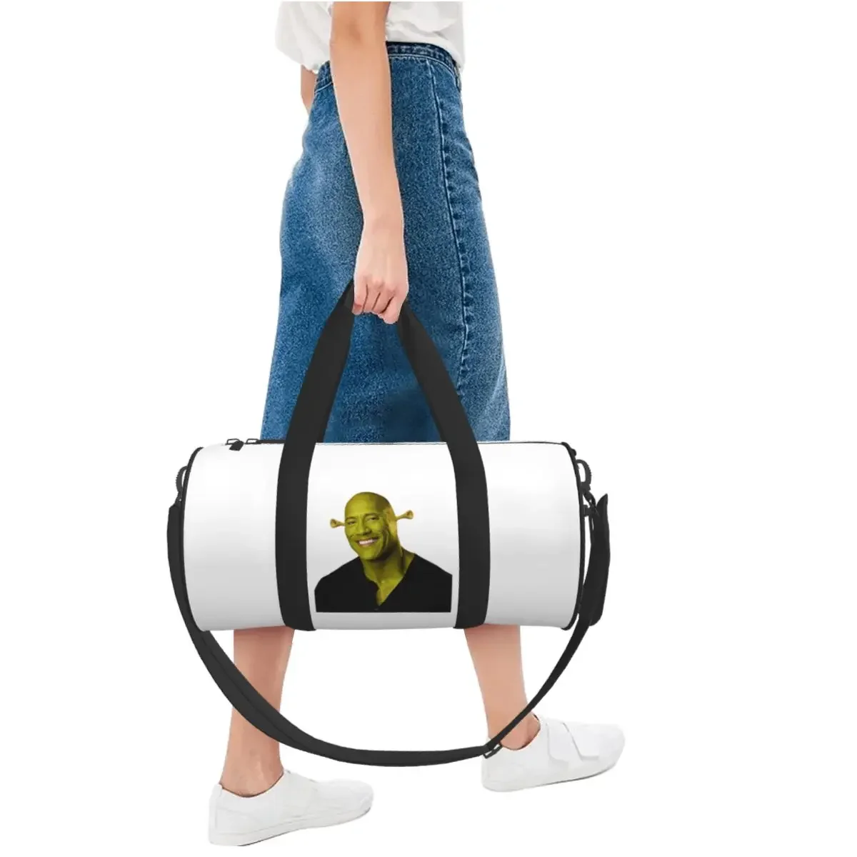 

Shrek Large Duffle Gym Bag Multi-Functional Duffle Travel Bags Handbags Fitness bag