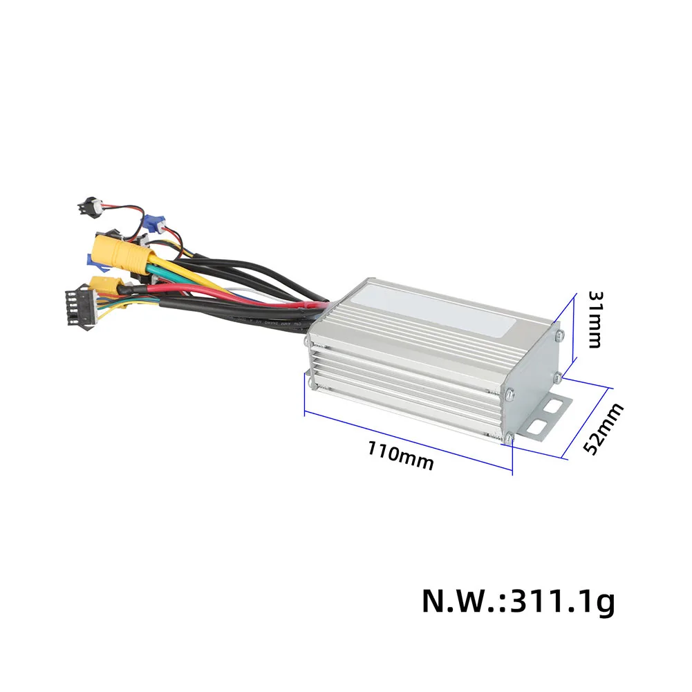 

For Kukirin G2 Pro DB Scooter Controller 48V 20A Brushless Motor Speed Controller Replacement in Aluminum Alloy