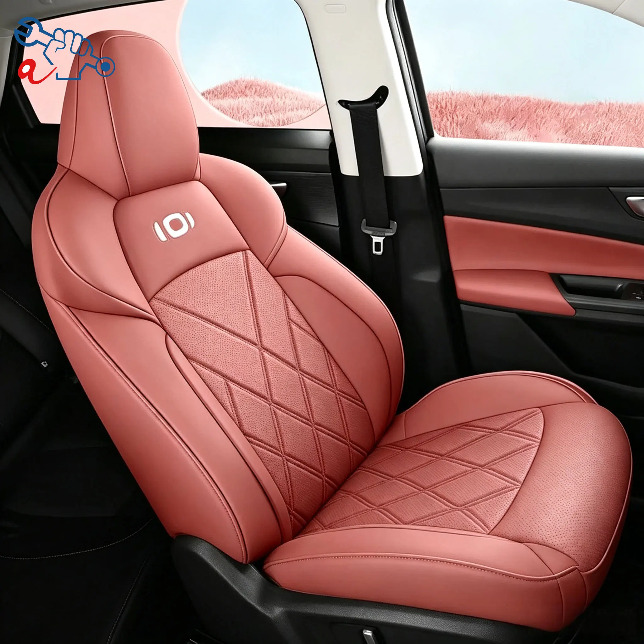 Left‑Drive Car Seat Cover For Changan Qiyuan NEVO Q05 2024‑2026 All‑Weather Auto Seat Cushion Modified Interior Full Surround