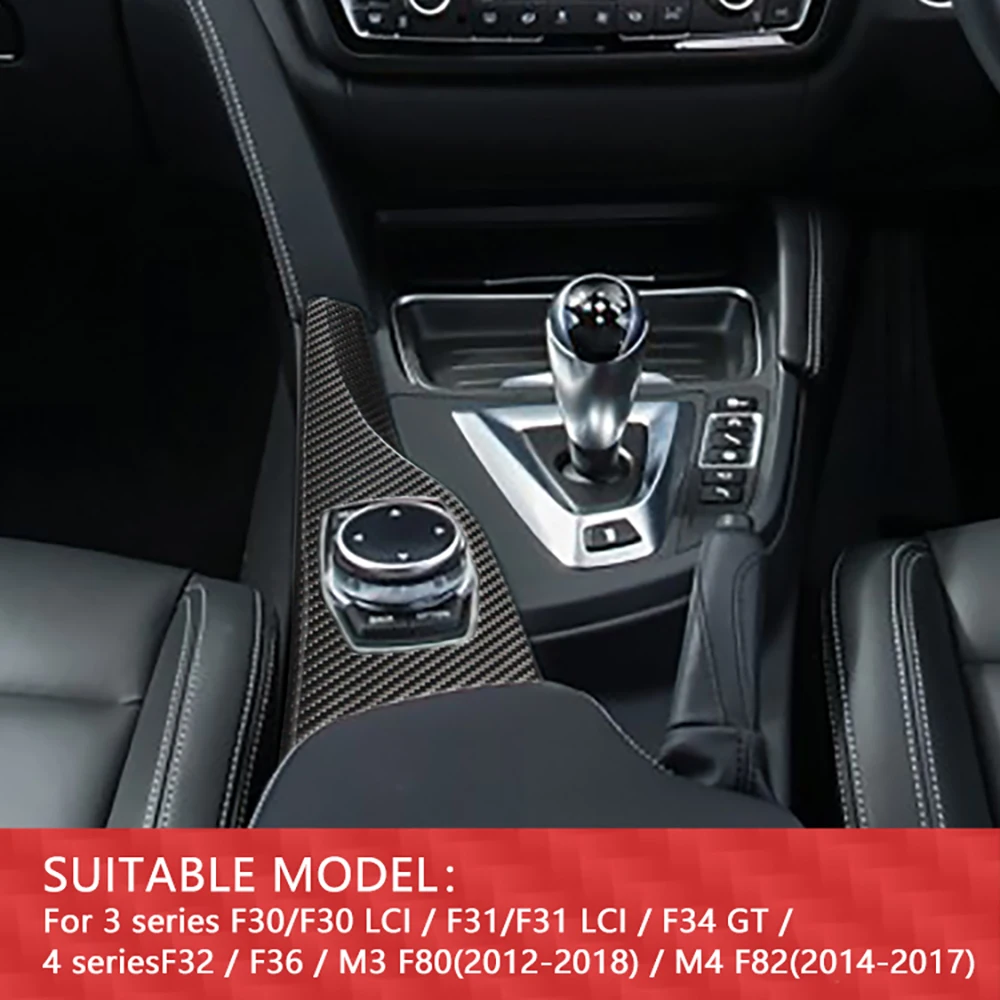Luxury Durable RHD Car Interior Multimedia Panel Cover Trim for BMW 3 Series F30 F31 F34 F32 F36 M3 F80 M4 F82