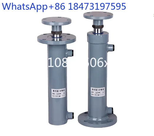 1 pcs 5 Ton Flange Two-way Hydraulic Cylinder Single  Small  Lifting Heavy Duty Electric One-way Manual Miniature