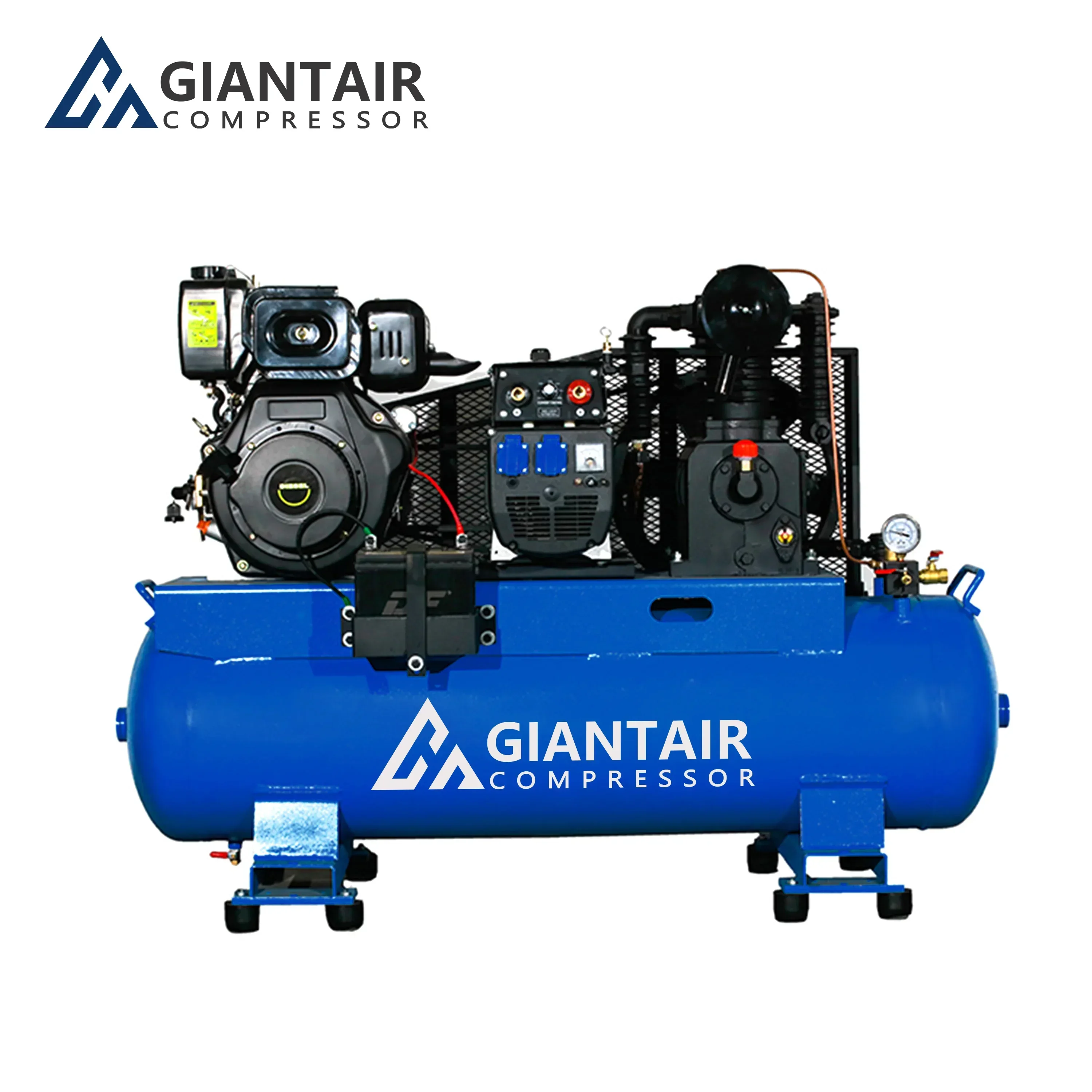 13hp 5kw 1.7kw 180L Belt Driven compresor de aire Portable Piston Air industrial Compressors Air-compressors