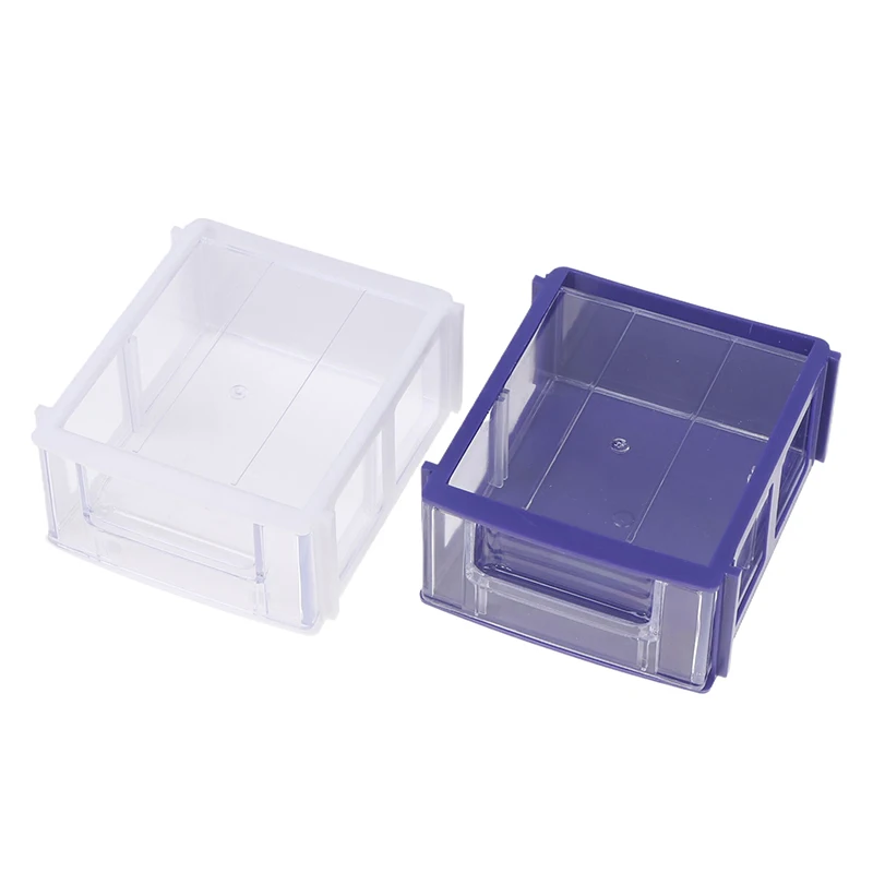 Hardware Tool Storage Box Stackable Plastic Screw Nail Beads Storage Container Component Drawer Toolbox Organizer