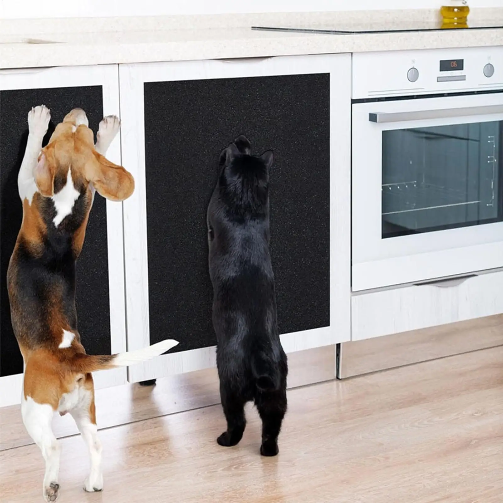 

Dog Scratch Board Adhesive Puppy Scratcher Cat Scratching Emery Paper for Pet Parents Trainers Animal Lovers Apartment Home