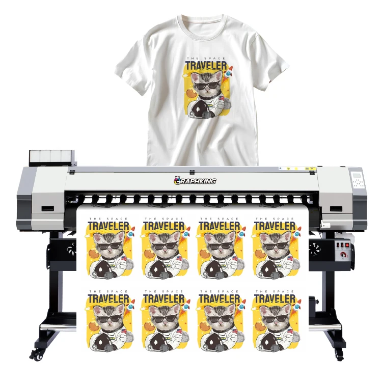 OYLP Sublimation Plotter Graphking Brand Wide Format 1.6m Dye Sublimation Transfer Paper Printer with Eps Xp600/i3200 Printhead
