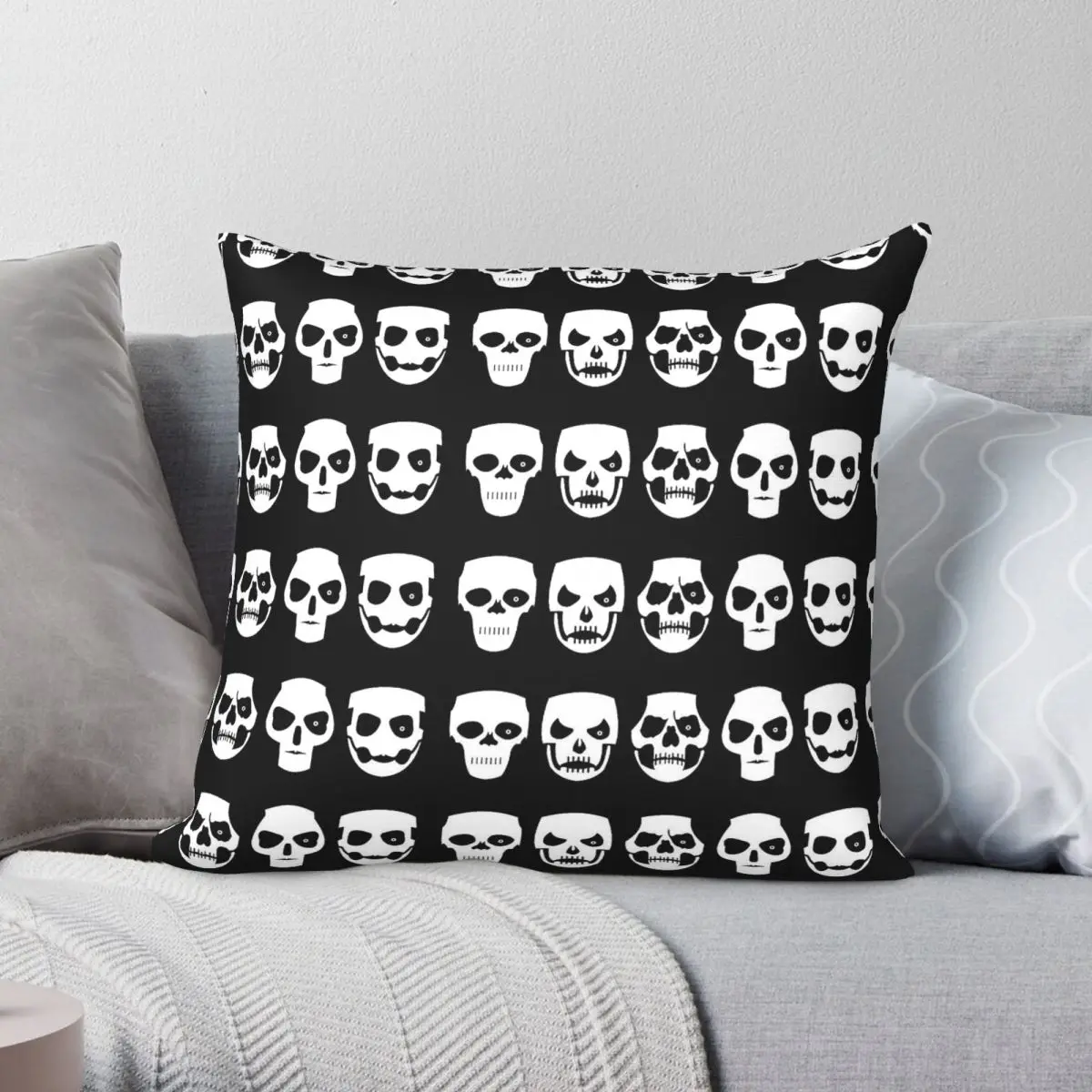 Tobias Forge Papa Nihil Square Pillowcase Polyester Linen Velvet Printed Zip Decor Throw Pillow Case Room Cushion Cover 45x45