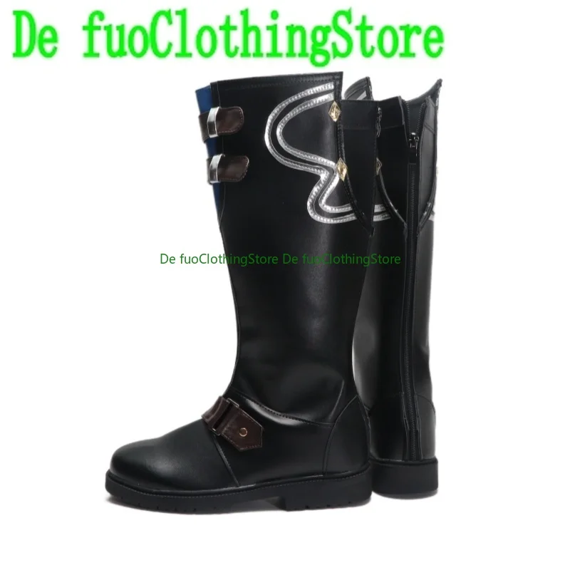 

DeFuoClothing Обувь для косплея ИГРА Сбор звездного купола Железнодорожная дорога Jiaoqiu Обувь для косплея Манга Выставка Аниме Увеличение размера