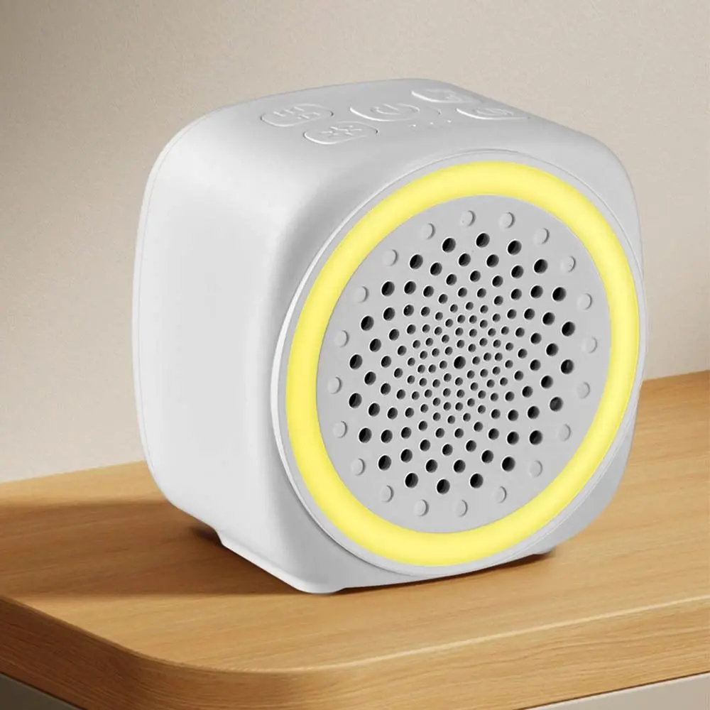 with RGB Lighting Baby White Noise Machine White with Timer Sleep Sound Player Night Light 26 Types Soothing Music Auto Shutoff