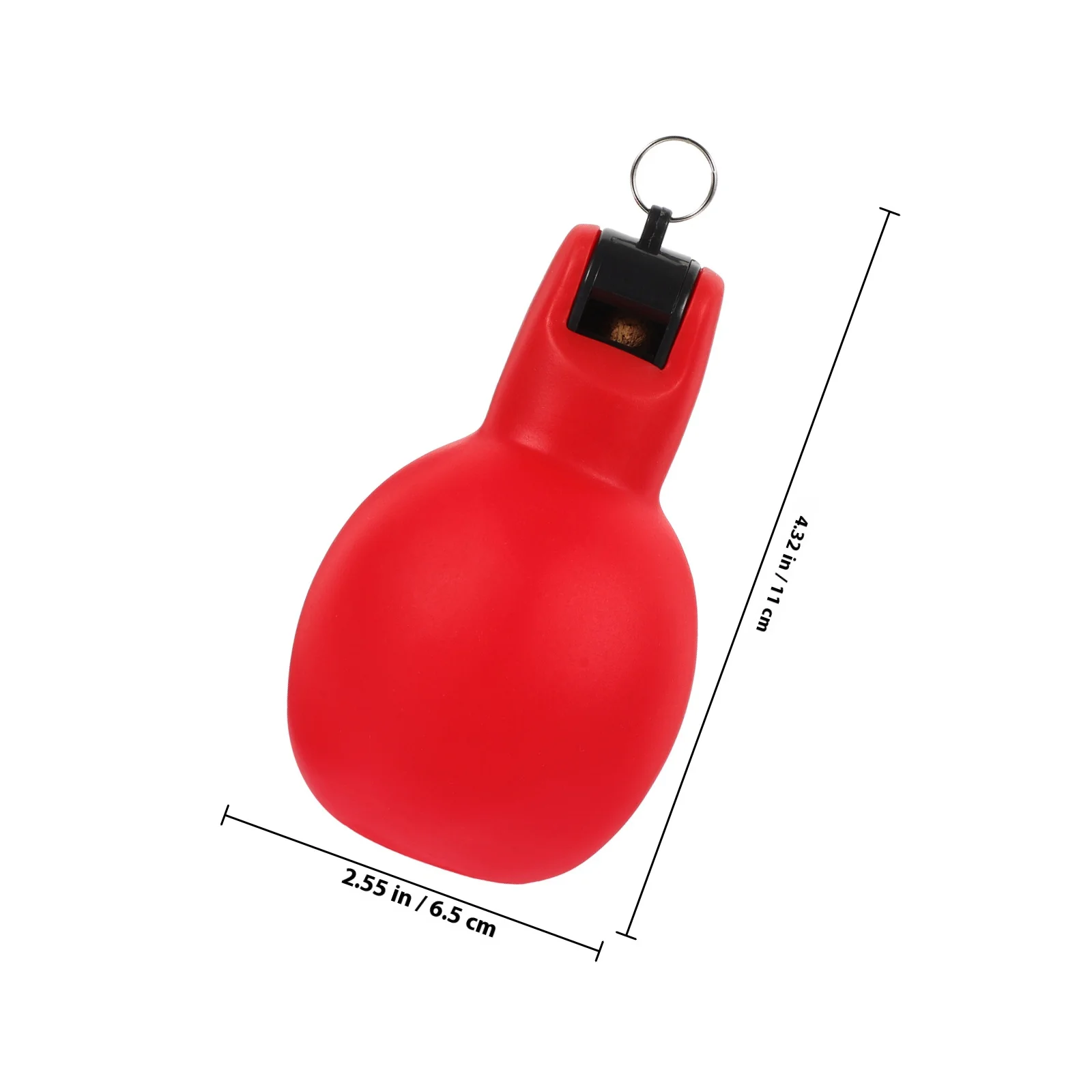 2Pcs Small Portable Whistle Multi-Function Hand Squeeze Outdoor for Camping Hiking Football Referee and Pet