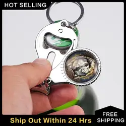 Beer Screwdriver Preferred Material Metal Creative Key Chain Jewelry Bottle Opener Multi-function Animals Nail Clippers Keychain