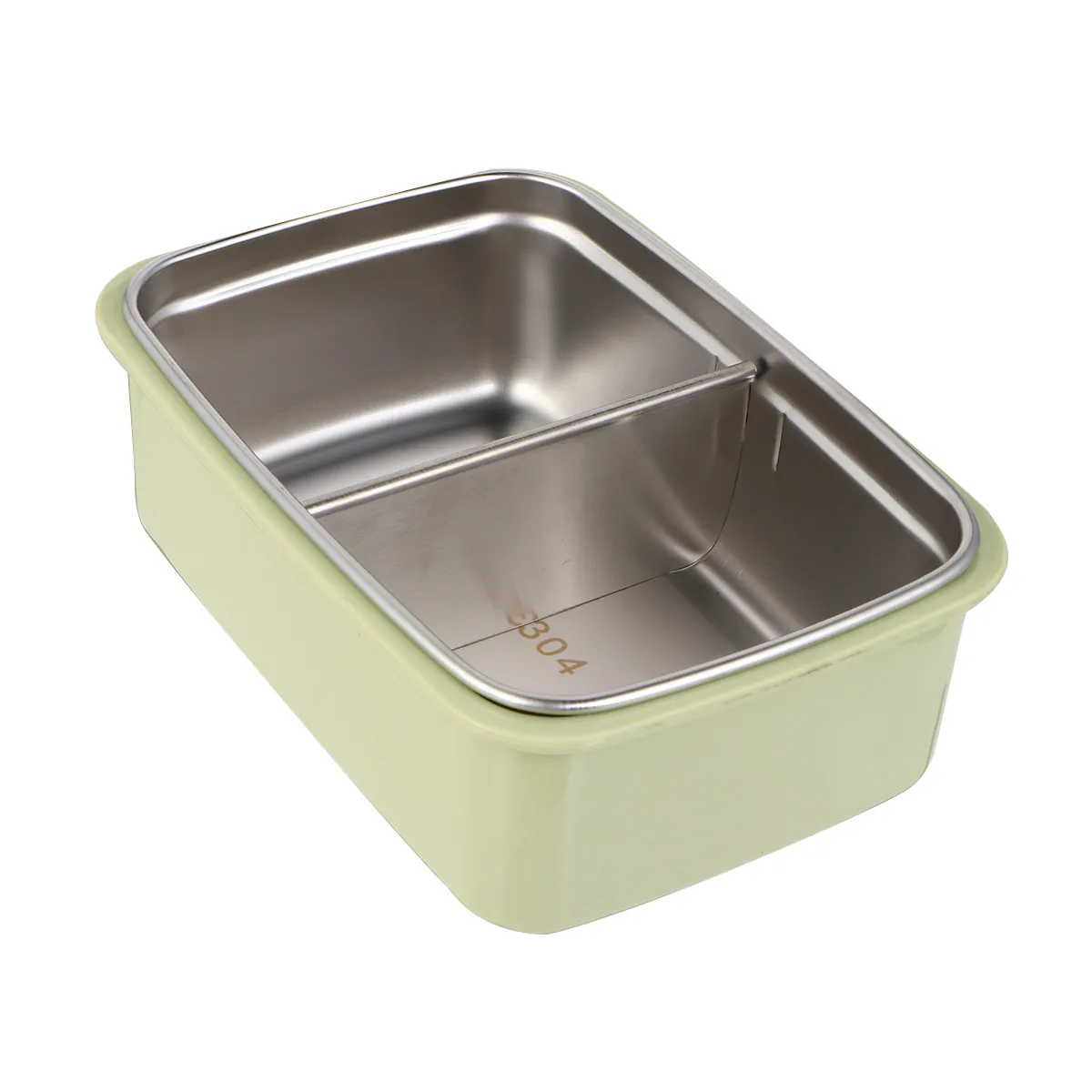 

Контейнер для еды с отделениями, 900 мл, из нержавеющей стали, портативный, герметичный, однослойный, для микроволновой печи