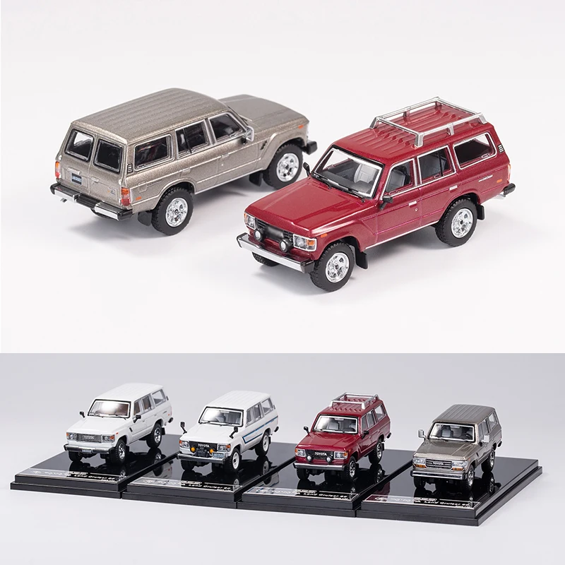 

GCD Land Cruiser LC60 1/64 Dicecast Cars Off-road Vehicle Diecast Car Collection Toy Station Vehicle with Display Box