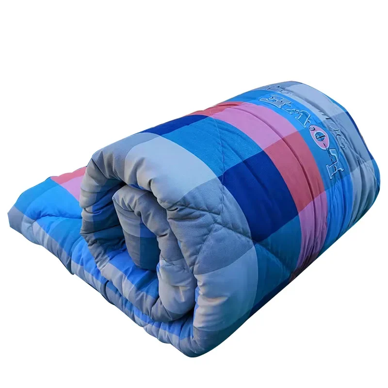 Labor Protection Blanket, Dormitory Blanket, Thickened Construction Site Cotton Blanket, Pure Cotton for Warmth in Winter