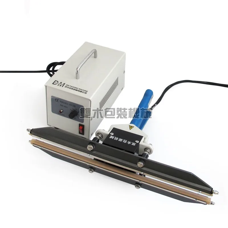 Double wood FKR-400A instant heat clamp sealing machine polyethylene plastic film PE bag greenhouse film heat sealing machine