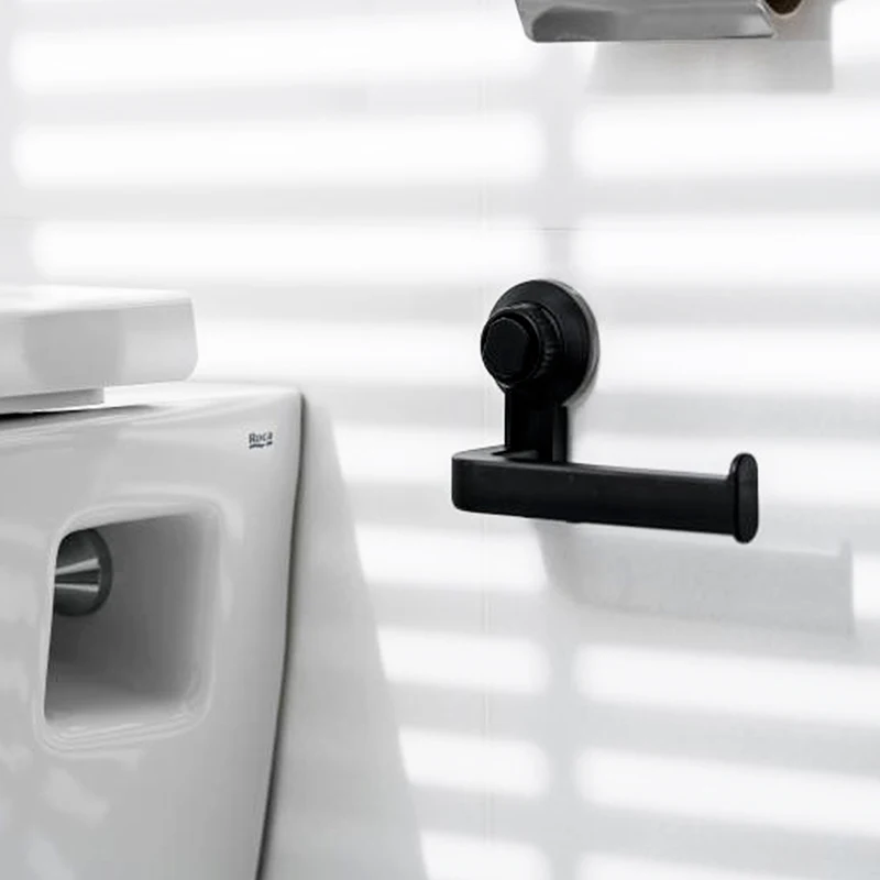 Wall Mounted Toilet Paper Roll Holder No Punching Waterproof Towel Roll Dispenser for Bathroom Kitchen Suction Cup Rack