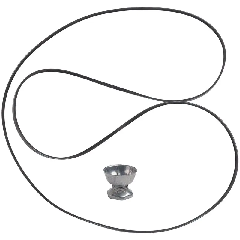 [ABFI!】 341241 Dryer Belt & 8066184 Motor Pulley For Whirlpool, Kenmore Dryers-Replace Part Number: PS11744884, W10290525