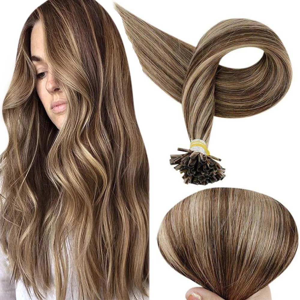 

Full Shine Fusion U Tip Hair Extensions Keratin Straight Large Weight Hair Extensions 1g/s Total 150G