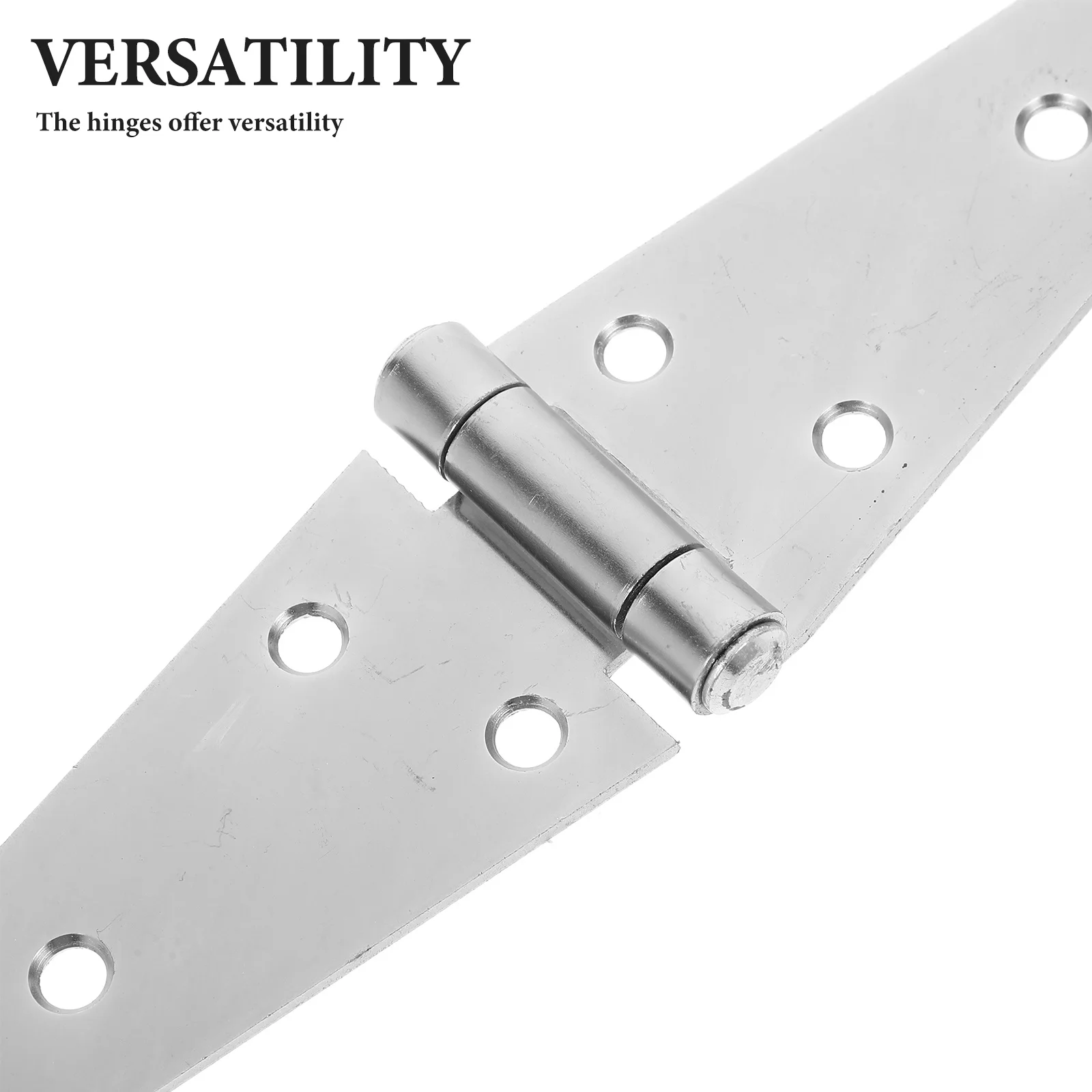 

2Pcs Heavy Duty Hinges for Wooden Fences Galvanized Iron Shed Barn Gates Hinges Heavy Duty Gate Kit for Wooden Fence