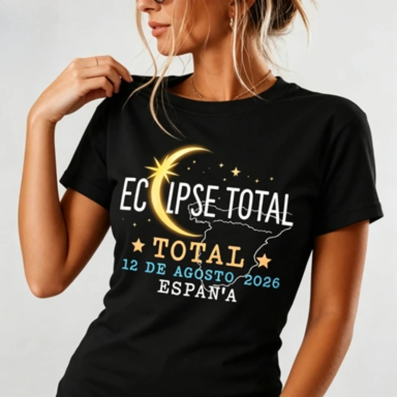 El Eclipse Total Shirt Astronomy Lover T-Shirt 2026 Celestial Event Sweatshirt Solar Eclipse Watch Party Shirts Space Gift Tees